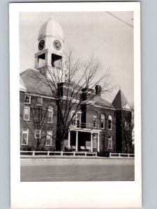 c1950 Macon County Court House Oglethorpe Georgia GA RPPC Real Photo Postcard
