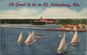 It's Great to be in St. Petersburg FL Postcard PC530