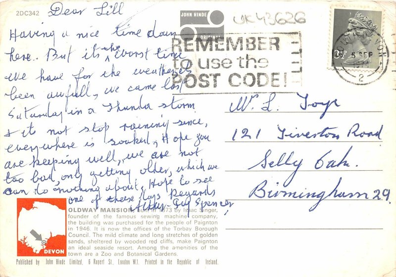 uk43626 oldway mansion paignton devon uk