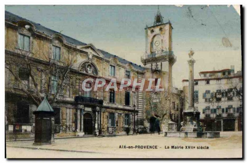 Old Postcard Aix En Provence The Mayor