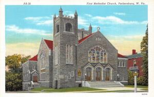 Parkersburg West Virginia~First Methodist Church~Gothic Architectural Bldg~1939