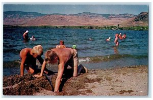 c1960 Sand Architects Lake Albert Rosellini Governor Osoyoos Washington Postcard