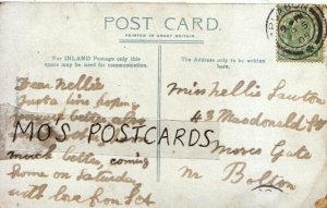 Genealogy Postcard - Lawton - 43 MacDonald St - Moses Gate - Bolton - Ref 6653A