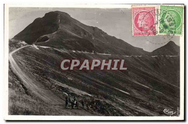 Old Postcard Cantal Picturesque summit of Puy Mary