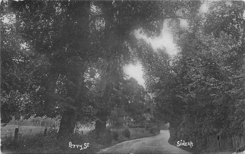 C-1910 Sidcup London UK RPPC Photo Postcard Perry Street 1363