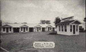 Arkadelphia AR Birkheads Court Postcard