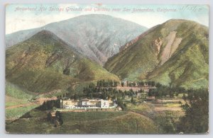 San Bernardino California~Arrowhead Hot Springs Grounds & Gardens~c1910 Postcard