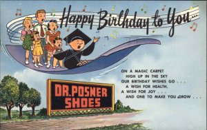 Linen Advertising Dr. Posner Shoes Birthday Kids TORRINGTON CT Branch PC