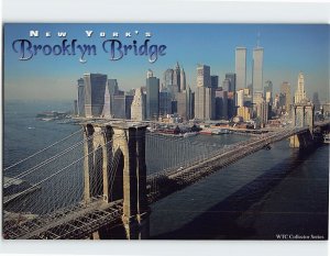 Postcard New York's Brooklyn Bridge, Brooklyn, New York