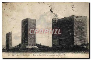 Old Postcard Tarascon Tower of St. Gabriel built in the Middle Ages