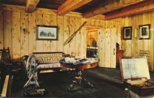 Fort Langley National Historic Park Langley BC Parlour Sitting Room Postcard D6