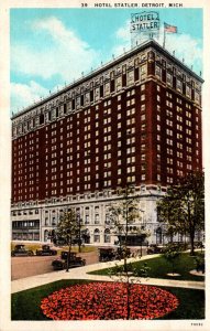 Michigan Detroit Hotel Statler 1931 Curteich