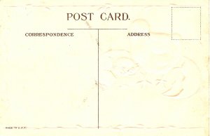 Greeting - Easter.  (chick with hat)