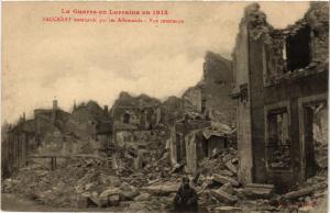 CPA BACCARAT - BACCARAT bombardé par les Allemands - Vue Intérieure (483804)