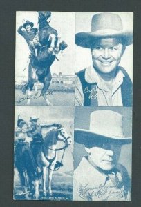 Ca 1940 Arcade Card Bill Elliott The Lone Ranger Charles Chuck Jones & ?