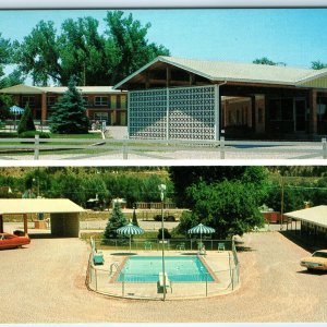 c1960s Hot Springs, SD El Rancho Court Motor Lodge Inn Motel GTO Camino PC A233