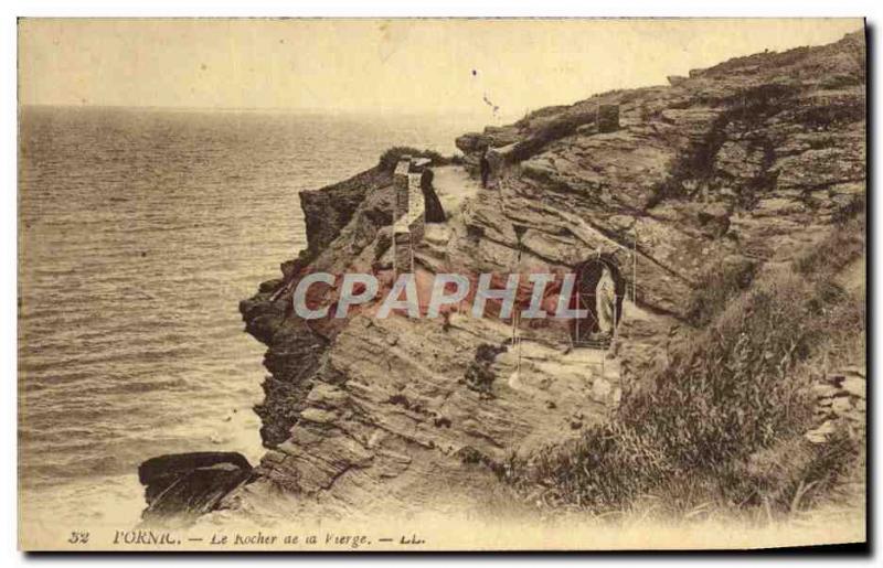 Old Postcard Pornic The Rock of the Virgin