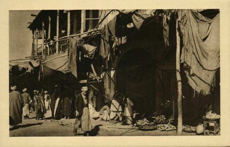 iraq, MOSUL MOSSOUL, Vegetable Merchants (1920s) Mission Postcard