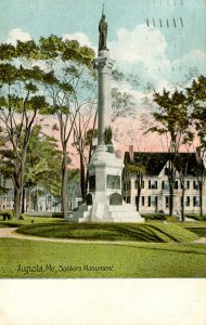 ME - Augusta. Soldiers Monument