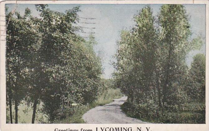 New York Greetings From Lycoming 1924