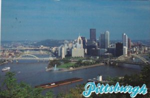 Pennsylvania Pittsburgh Viewed From Grandview Avenue