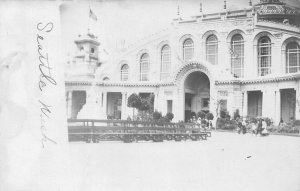 RPPC Seattle, WA U.S. Government Building, AYPE 1909 Expo Vintage Postcard