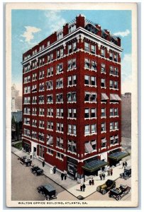 c1940's Walton Office Building Atlanta Georgia GA Vintage Unposted Postcard 