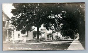 PRINCETON IL SOUTH EUCLID AVENUE ANTIQUE REAL PHOTO POSTCARD RPPC