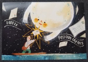 [AG] P204 Malaysia World Postcard Day Postcrossing Space Postman (postcard) *New