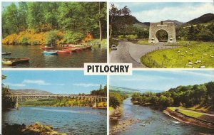 Scotland Postcard -  Views of Pitlochry - Clunie Memorial Arch   ZZ756