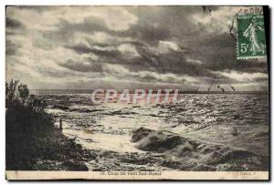 Old Postcard A South West wind blow