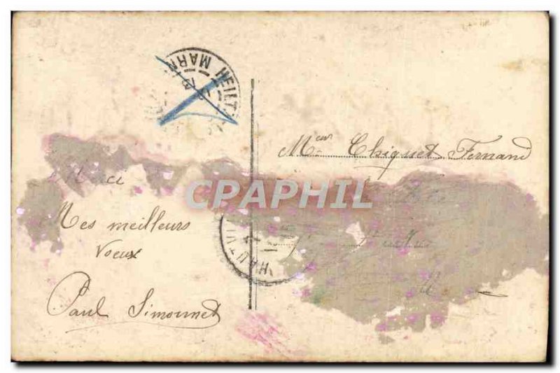 Postcard Fancy Old Man