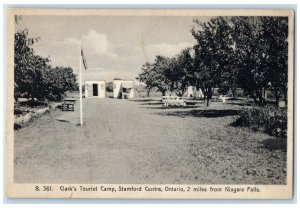 c1940's Clark's Tourist Camp Stamford Centre Ontario Canada Postcard