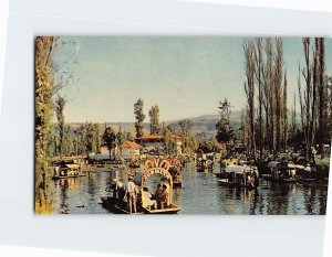 Postcard Xochimilco, Mexico City, Mexico