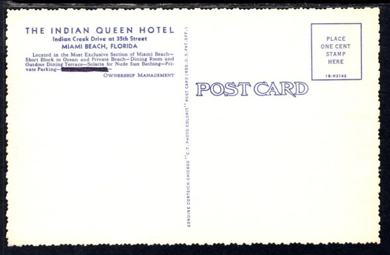 Indian Queen Hotel,Miami Beach,FL]