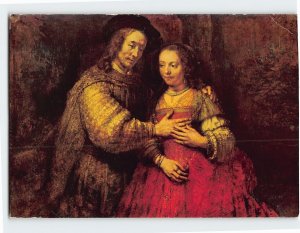 Postcard The Jewish Bride By Rembrandt, Rijksmuseum, Amsterdam, Netherlands