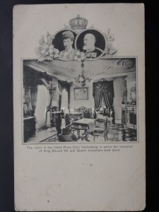 Royalty KING EDWARD Vll & QUEEN ALEXANDRA BETROTHAL Hotel Prinz Carl, Heidelberg