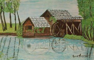 American Artist Postcard - Watermill By Mouth Artist Nyla Thompson RS22232
