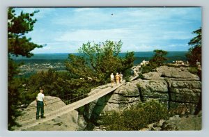 Chattanooga TN-Tennessee, Swing Along Bridge, Lookout Mountain, Chrome Postcard