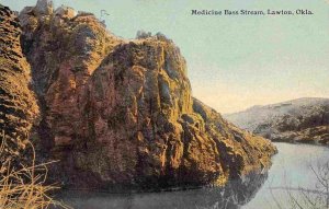 Medicine Bass Stream Lawton Oklahoma 1910c postcard