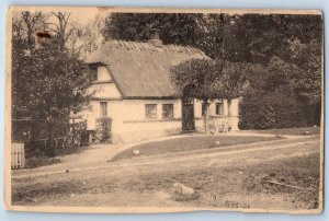 Haslev Zealand Denmark Postcard the archer's head at Bregentved 1920 Posted