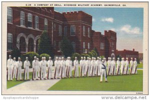 A Company At Drill Riverside Military Academy Gainesville Georgia