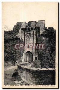 Clisson - Entree du Chateau - Old Postcard