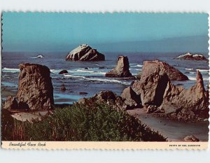 Postcard Beautiful Face Rock, Bandon-By-The-Sea, Bandon, Oregon