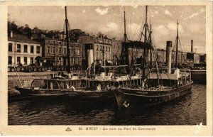 CPA Brest- Un coin du Port de Commerce FRANCE (1025709)