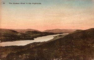 New York Hudson River In The Highlands Albertype