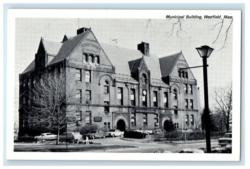 c1930's Municipal Building Westfield Massachusetts MA Unposted Antique Postcard 