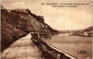 CPA BESANCON - La Passerelle des Prés-de-Vaux (486999)