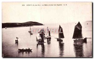 Old Postcard Kerity The Bale one day regattas