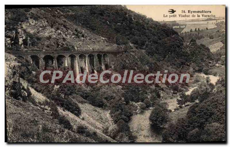 Postcard Old Eymoutiers Small Viaduct Varache